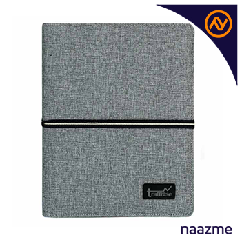 A5-notebook-organiser-with-10000mAh-powerbank-grey
