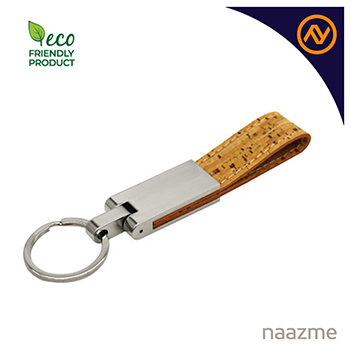 metal keychain with cork strap dubai