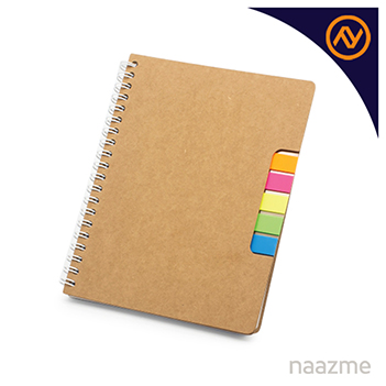 notebook with sticky note abudhabi