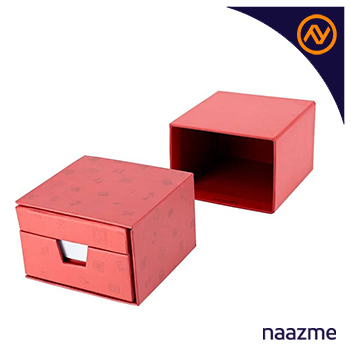 eco-neutral Memo/Calendar Cube - Red