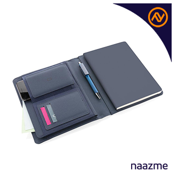  RPET A5 notebook - Navy Blue