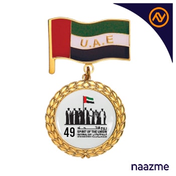 UAE Logo and Flag Medals